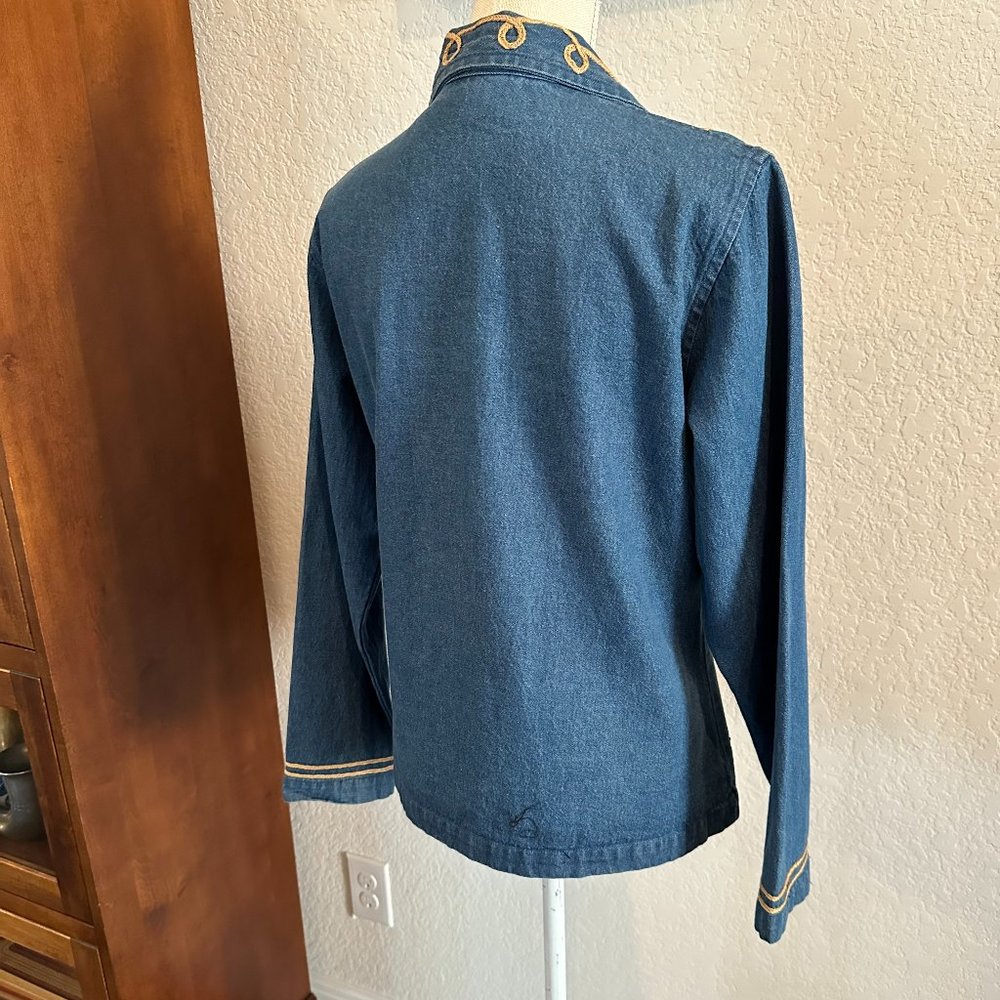 Vintage TANTRUMS Cowgirl Up Denim Jacket - M - Picture 3 of 13
